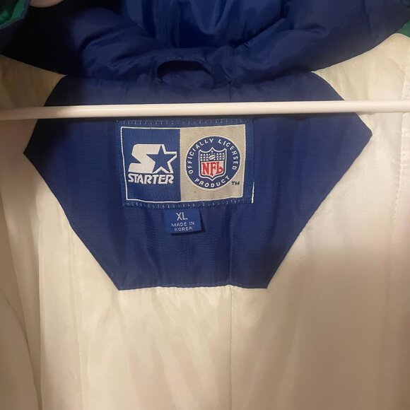 XL Vintage Seahawks Starter Jacket - Picture 3 of 10